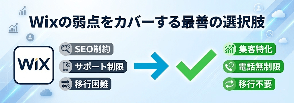 【失敗しないWix活用】ホームページ作成の弱点をカバーする最善の選択肢