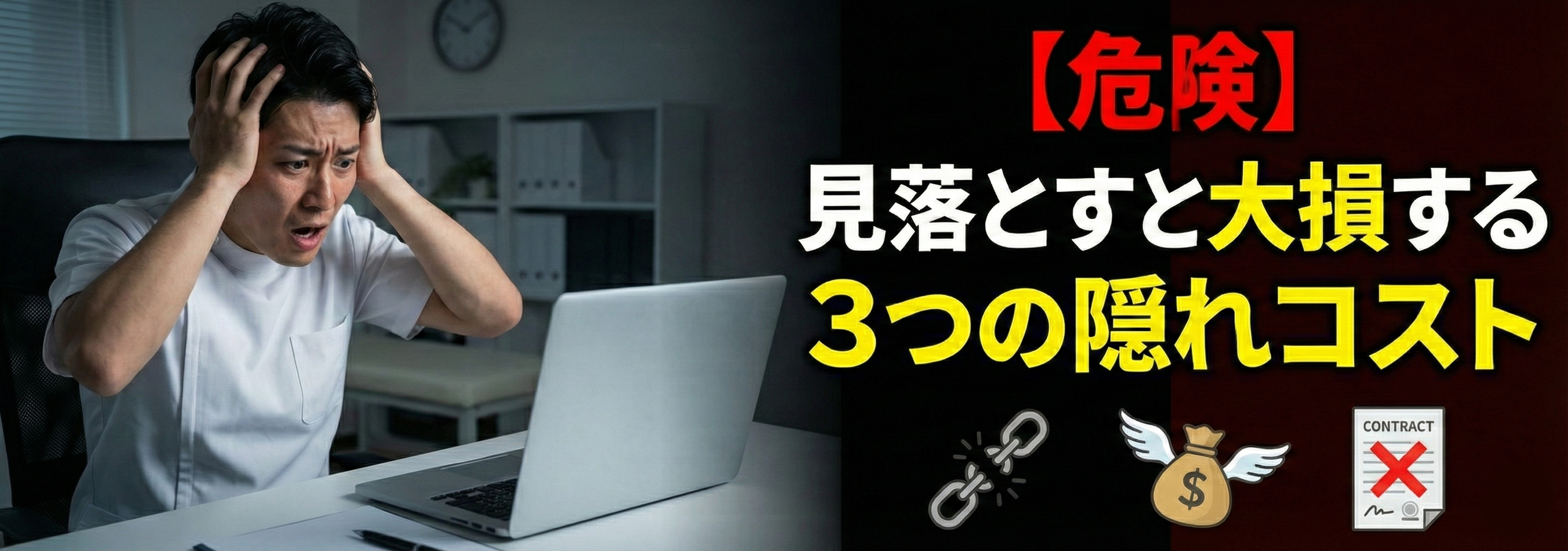 【危険】見落とすと大損する3つの隠れコスト
