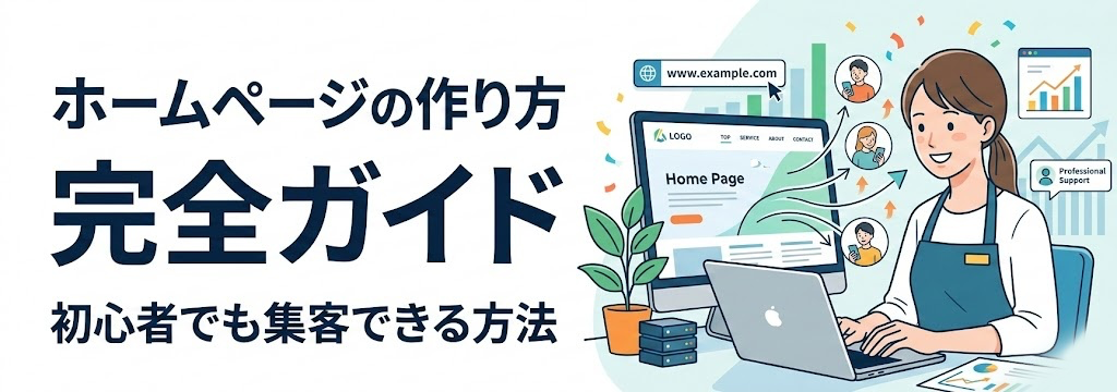 ホームページの作り方完全ガイド 初心者でも集客できる方法を徹底解説